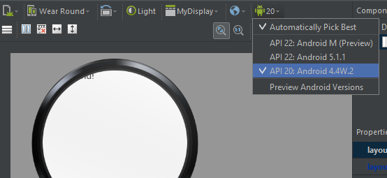 android studio layout fixed